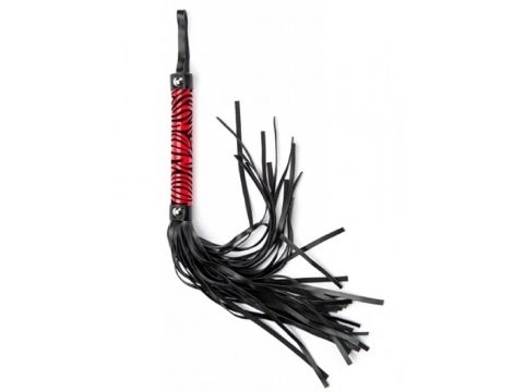 Red Small Leopard Flogger - 3