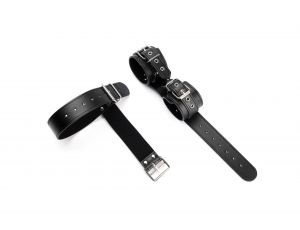 Bondage Collar and Wrist Cuffs