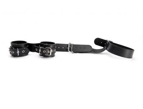 Bondage Collar and Wrist Cuffs - 2