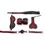 5 Pieces Leopard Bondage Set - 3