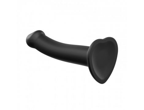 Dildo silikonowe zginane Strap on me czarny M - 6