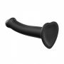 Dildo silikonowe zginane Strap on me czarny M - 7