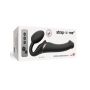 VIBRATING STRAP-ON - M - BLACK - 4
