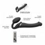 VIBRATING STRAP-ON - M - BLACK - 7