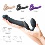 VIBRATING STRAP-ON - M - BLACK - 11