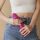Dildo realistyczne Strap on me z przesuwaną skórą fuksjowe L