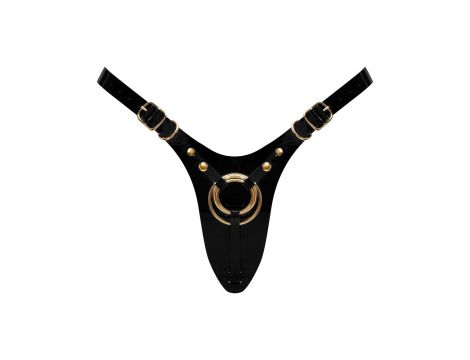 Uprząż strap-on Fabulous Strap-on-me błyszcząca czarna uniwersalna - 2