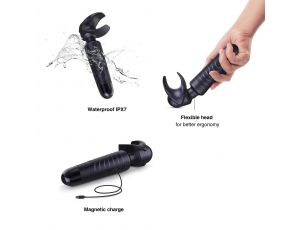 Masturbator wibrujący Man.wand EVO czarny 20 cm