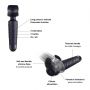 Masturbator wibrujący Man.wand EVO czarny 20 cm - 3