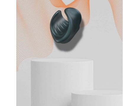 Masturbator wibrujący Man.wand silikonowy 10 trybów 8,5 cm - 3