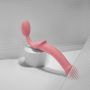 Strapon silikonowy półrealistyczny giętki Dorcel różowy M - 5