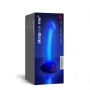 Dildo realistyczne LED fioletowe Straponme 18 cm M - 7