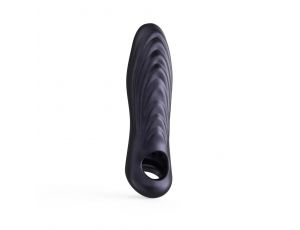 Przedłużka silikonowa Ryzer Max Man.wand black plum 18 cm