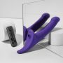 Dildo multi orgasm wibrujące Strap on me L fioletowe - 3