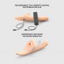 Realistyczne dildo Strap on me L waniliowe z pilotem - 4