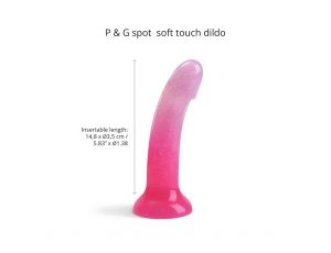 Dildo silikonowe Love to Love Dildolls Sunrise gradient róż 14 8 cm