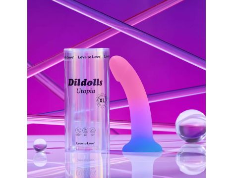 Dildo silikonowe Love to Love Dildolls Utopia XL 21 cm - 4