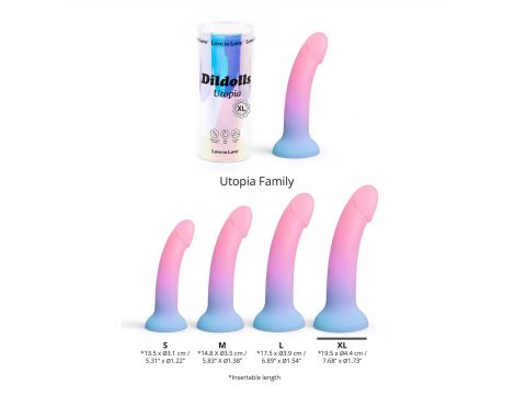 Dildo silikonowe Love to Love Dildolls Utopia XL 21 cm