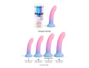 Dildo realistyczne silikonowe Dildolls Utopia L 19 cm