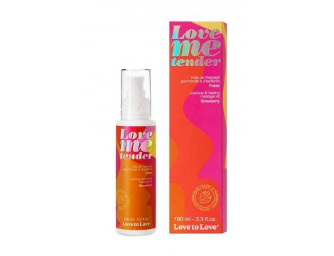 Olejek do masażu rozgrzewający truskawkowy Love Me Tender 100ml