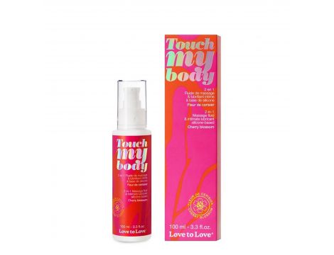 Lubrykant silikonowy do masażu Love to Love kwitnąca wiśnia 100ml