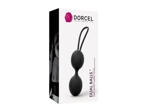 Kulki gejszy Dorcel Dual Balls Noir silikonowe - 4