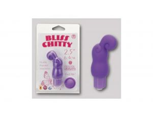 xBLISS CHITTY, MINI VIBRATOR, 10 FUNKTIONEN, WASSERFEST, SILIKON, LILA, 6,4CM