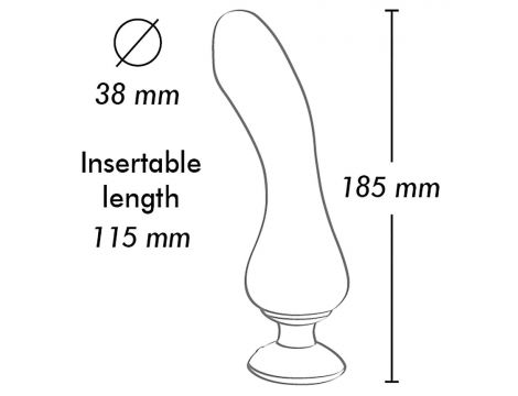 Wibrator punktu G silikonowy Shunga Sanya fioletowy USB 19 cm - 4