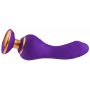 Wibrator punktu G silikonowy Shunga Sanya fioletowy USB 19 cm - 2