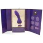 Wibrator punktu G silikonowy Shunga Sanya fioletowy USB 19 cm - 6