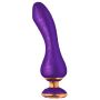 Wibrator punktu G silikonowy Shunga Sanya fioletowy USB 19 cm - 7