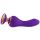 Wibrator punktu G silikonowy Shunga Sanya fioletowy USB 19 cm