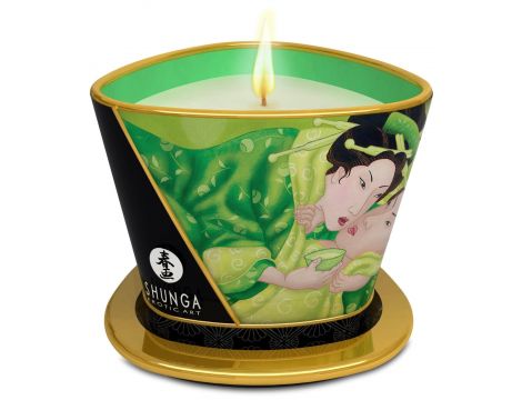 Świeca masażowa Shunga Zenitude zielona herbata - 2