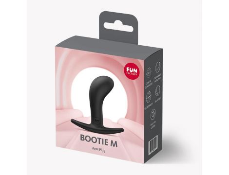 Korek analny silikonowy Fun Factory Bootie M czarny 9,3 cm - 4