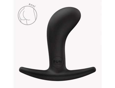 Korek analny silikonowy Fun Factory Bootie M czarny 9,3 cm - 6