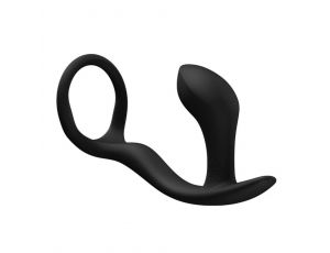 Pierścień erekcyjny z masażerem prostaty Fun Factory Bootie Ring czarny