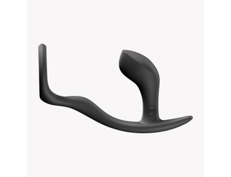 Pierścień erekcyjny z masażerem prostaty Fun Factory Bootie Ring czarny - 7