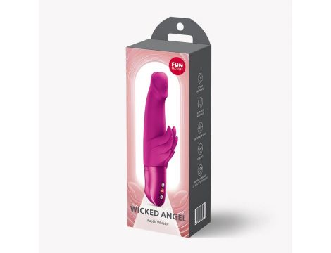 Wibrator króliczek Wicked Angel silikonowy różowy 9,5 cm Fun Factory - 4