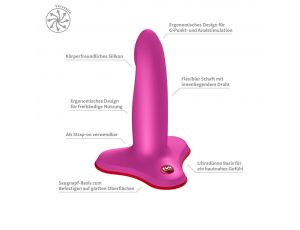 Dildo realistyczne Limba Flex S Fun Factory różowe 12 cm