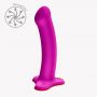 Dildo realistyczne Fun Factory Magnum fioletowe silikonowe - 3