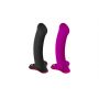 Dildo realistyczne Fun Factory Magnum fioletowe silikonowe - 2