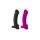 Dildo realistyczne Fun Factory Magnum fioletowe silikonowe