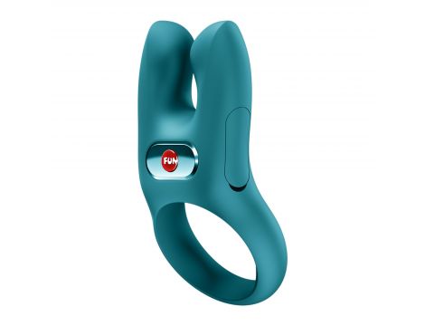 Pierścień erekcyjny wibrujący podwójny Fun Factory Nos zielony USB - 2