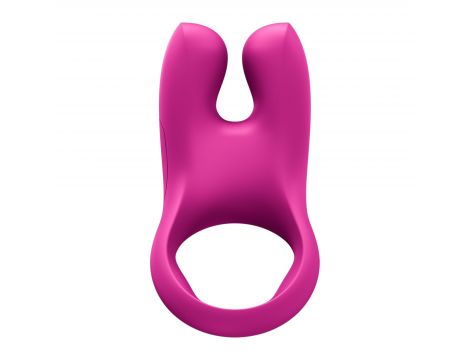 Pierścień erekcyjny wibrujący Fun Factory Nos różowy podwójny USB - 2