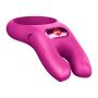 Pierścień erekcyjny wibrujący Fun Factory Nos różowy podwójny USB - 4