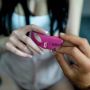 Pierścień erekcyjny wibrujący Fun Factory Nos różowy podwójny USB - 9