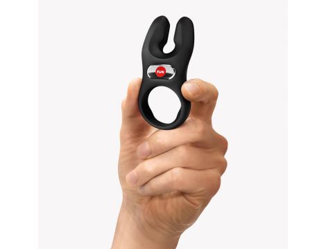 Pierścień erekcyjny wibrujący Nos XL Fun Factory czarny silikonowy USB - 4