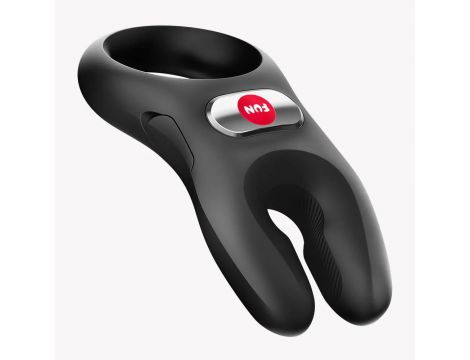 Pierścień erekcyjny wibrujący Nos XL Fun Factory czarny silikonowy USB - 8