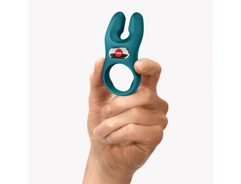 Pierścień erekcyjny wibrujący Nos XL zielony Fun Factory silikonowy USB - 4