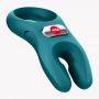 Pierścień erekcyjny wibrujący Nos XL zielony Fun Factory silikonowy USB - 9